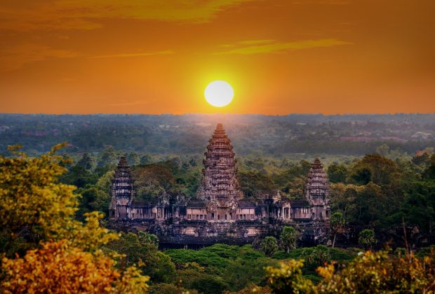 Angkor,Wat,Temple,At,Sunset,,Siem,Reap,In,Cambodia.